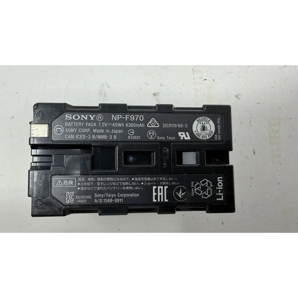 Genuine Sony NP-F970 Rechargeable Lithium-Ion Battery – Excellent Condition